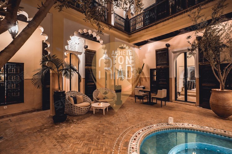 摩洛哥拍卖里亚德和豪华酒店在拉麦地那马拉喀什二手房商铺图片