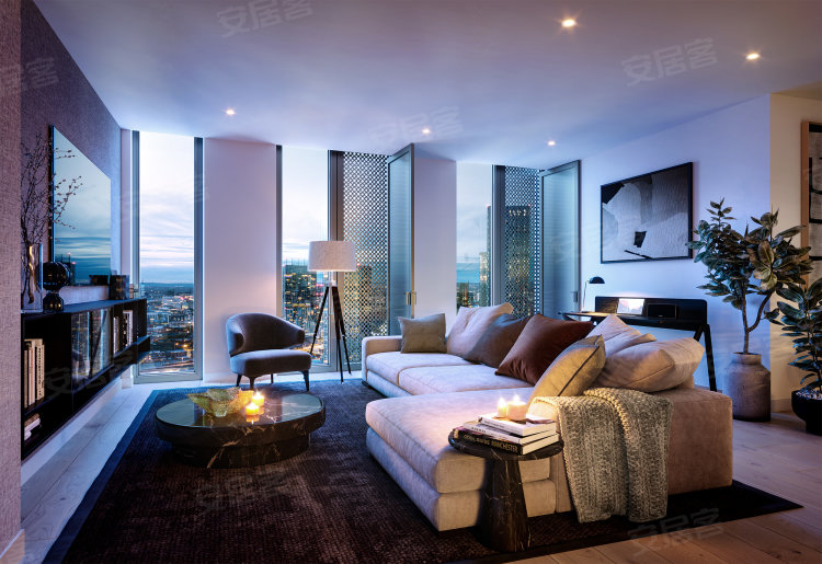 英国大曼彻斯特曼彻斯特约¥218～442万首付仅20% - 曼城52层摩天住宅新房公寓图片