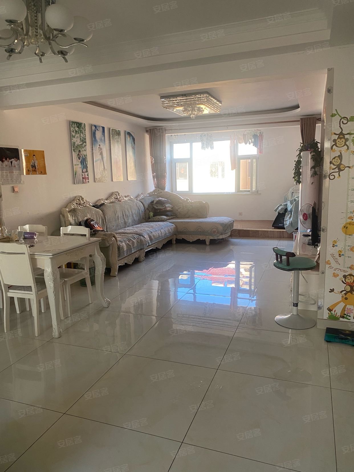 地质家苑3室2厅2卫126.75㎡南北48.8万