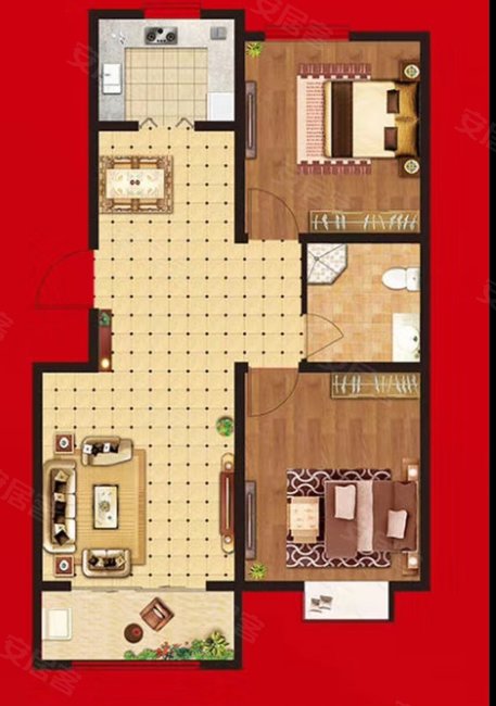 文政佳园2室1厅1卫111.19㎡东西85万