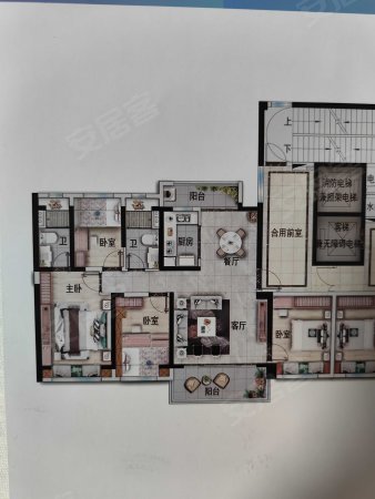 碧桂园珑川府4室2厅2卫142.12㎡南北143万