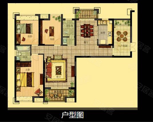 富江一品4室2厅2卫143.07㎡南55.8万