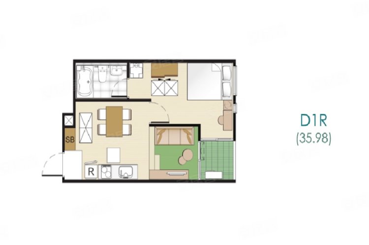 泰国曼谷约¥161～230万Runesu通罗5【 高端和风公寓】新房公寓图片