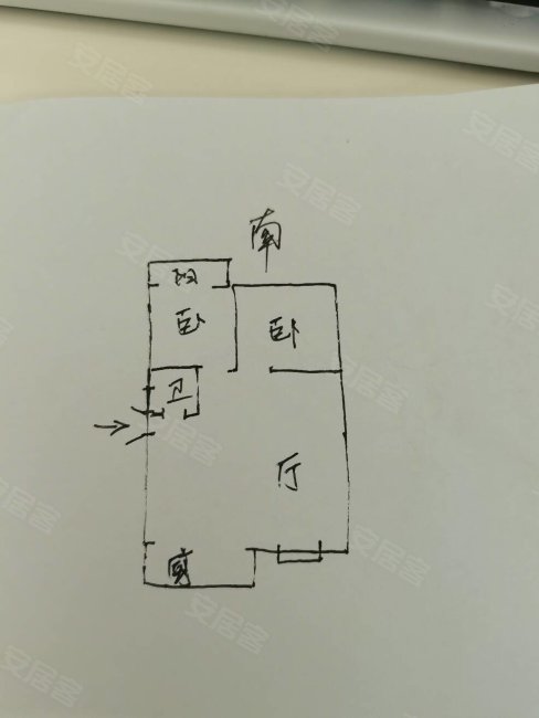 融祥家园2室2厅1卫94㎡南北35万