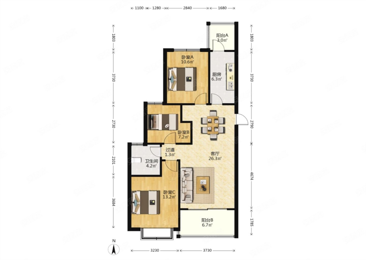 恒大珺睿府精装边套随时看房诚售