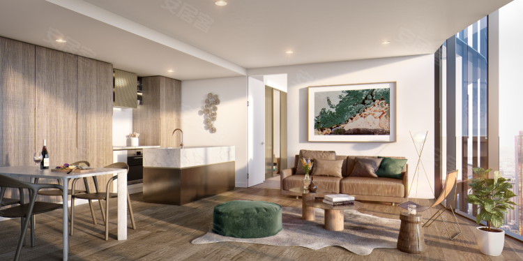 澳大利亚维多利亚州墨尔本约¥234～573万墨尔本 生活圈 公寓 UNO TOWE新房公寓图片