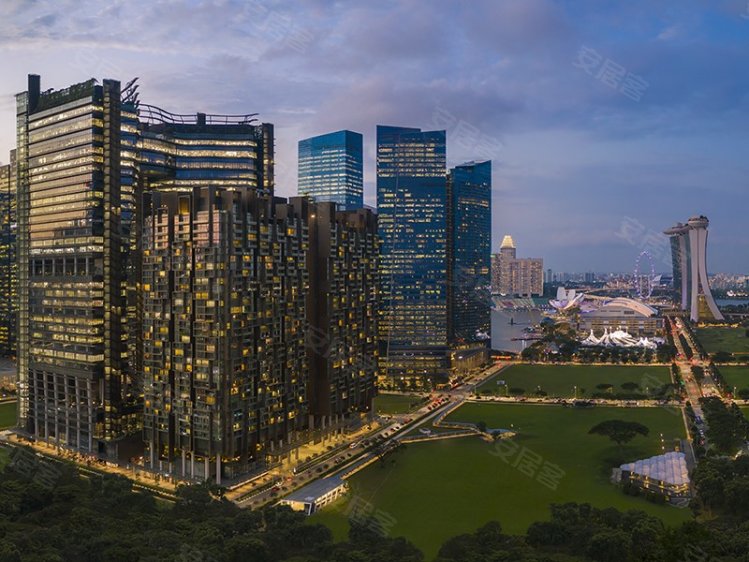 新加坡约¥1942万滨海盛景豪苑 Marina One Residences新房公寓图片