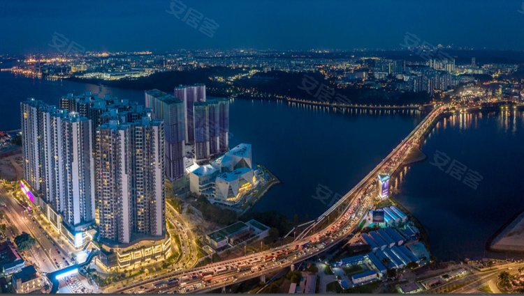 马来西亚柔佛州新山¥126～232万新山国际城：距离新加坡仅一千零五十六米，地理位置优越新房公寓图片