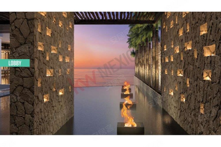 墨西哥约¥378万公寓 PH 与太阳屋顶面对大海 - 出售在莫雷洛斯港金塔纳罗奥， 海滩前线二手房公寓图片