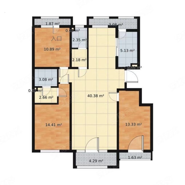 朝阳小区二手房,27万,3室1厅,1卫,119平米-七台河安居客