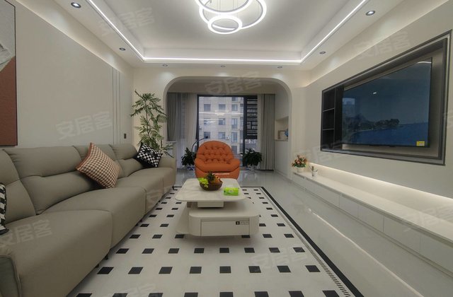 互湘东江湾3室2厅133.88㎡73.8万二手房图片