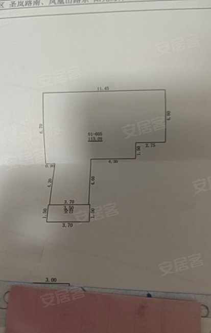 阳光海岸3室2厅1卫113㎡西48万