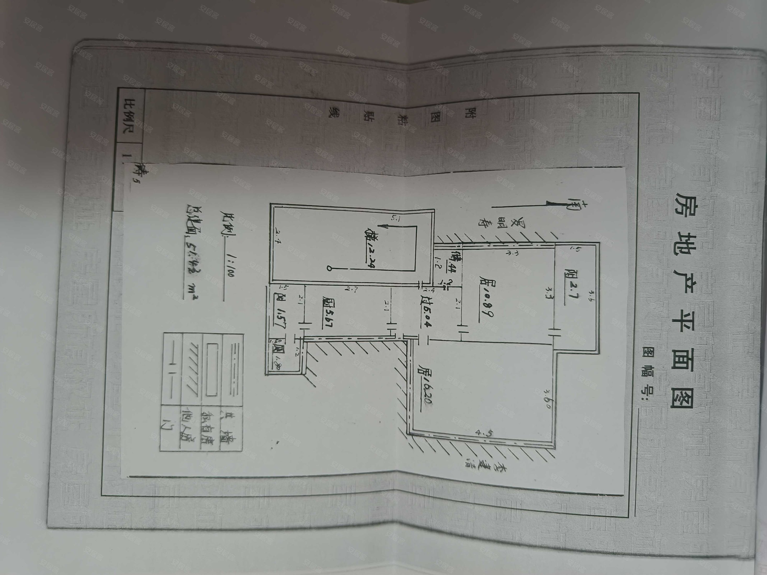 教场梁社区2室1厅1卫52㎡西北10万