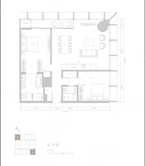 马来西亚吉隆坡约¥214～397万吉隆坡Conlay-国际建筑大师Kerry Hill收官之作新房公寓图片