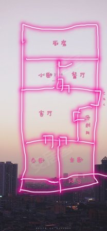 统一路小区3室2厅1卫104㎡东南85.8万