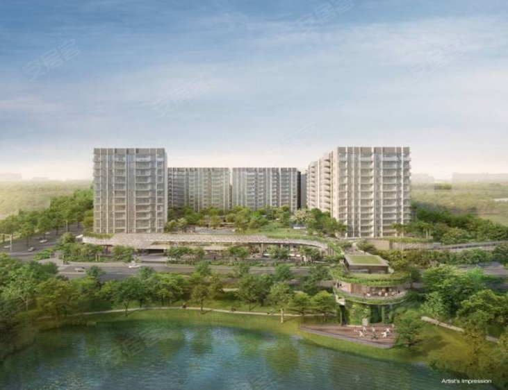 新加坡邮区麦波申 波东巴西约¥1529万新加坡东北部地铁商场综合型项目桦丽居新房公寓图片