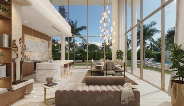 阿联酋迪拜酋长国迪拜约¥8523万迪拜房产：迪拜棕榈岛海景房，顶层边套大平层，艾灵顿开发新房公寓图片