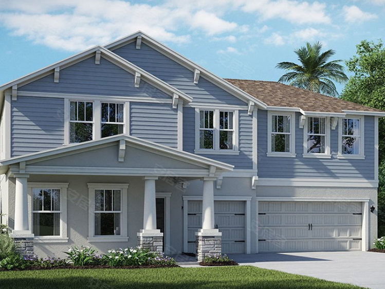 美国佛罗里达州奥兰多约¥162～303万美国奥兰多 雅林苑 （Storey Grove）新房公寓图片