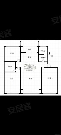 枫林绿洲花园小区3室2厅2卫139.94㎡南北68万