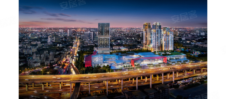 泰国曼谷约¥148万曼谷顺天立景公寓The Sky Sukhumvit新房公寓图片