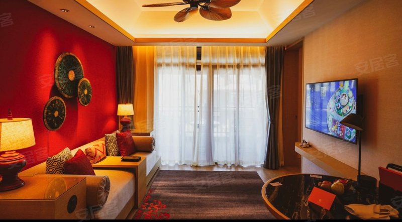 勐巴拉国际旅游度假区1室1厅1卫45.92㎡南66万
