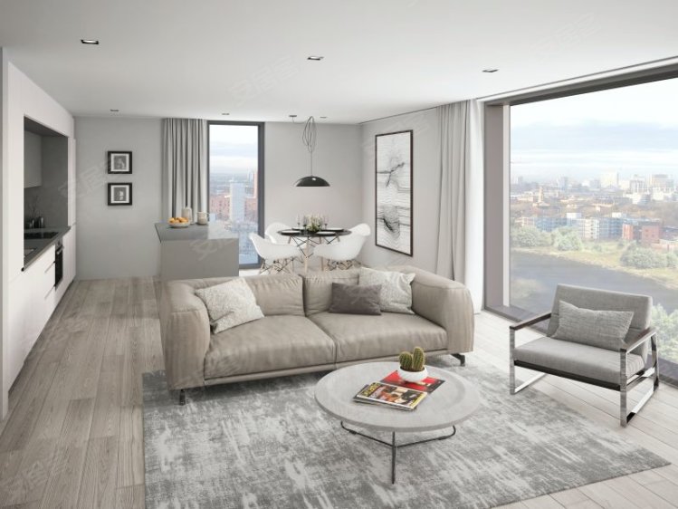 英国大曼彻斯特曼彻斯特约¥287～299万英国曼彻斯特市中心 河景房 尚嘉国际小区新房公寓图片