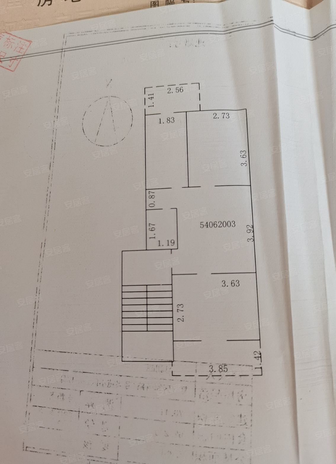 兴苑小区2室2厅1卫72㎡南北48万