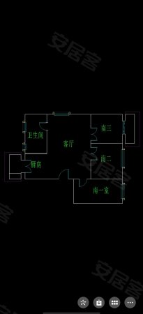 华禾商住楼3室1厅1卫116.49㎡南北20万