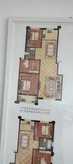 九龙湾家园3室2厅1卫105㎡南北49万