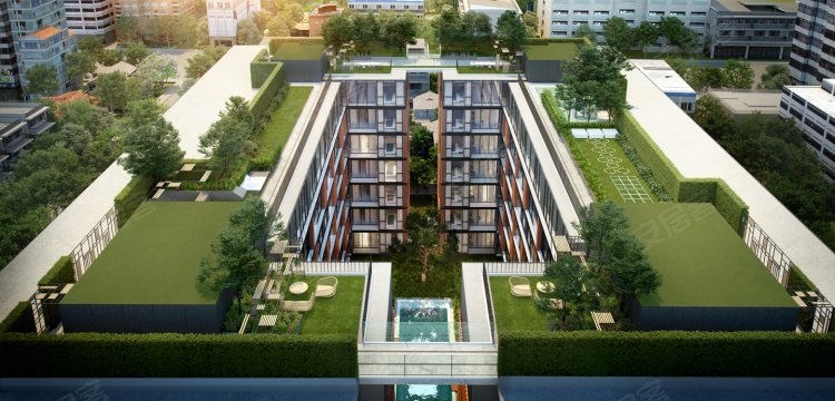 泰国曼谷约¥132万曼谷Quintara Treehaus公寓 近轻轨豪华公寓新房公寓图片
