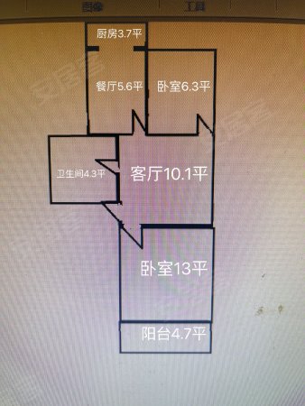 长乐路172-184号小区2室1厅1卫56.43㎡南185万