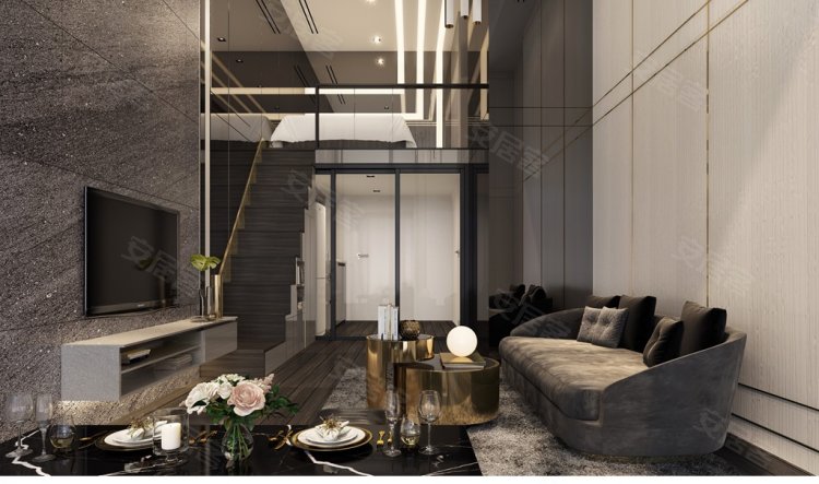 泰国曼谷约¥133～211万曼谷KnightsBridge Rama 9全复式公寓新房公寓图片