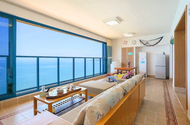 惠州万科双月湾按揭一线海景房精装修，业主急售，随时看房税费少