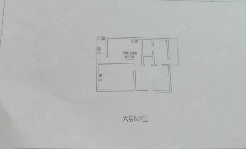 中山路57-61号小区3室1厅1卫120㎡东南44.9万