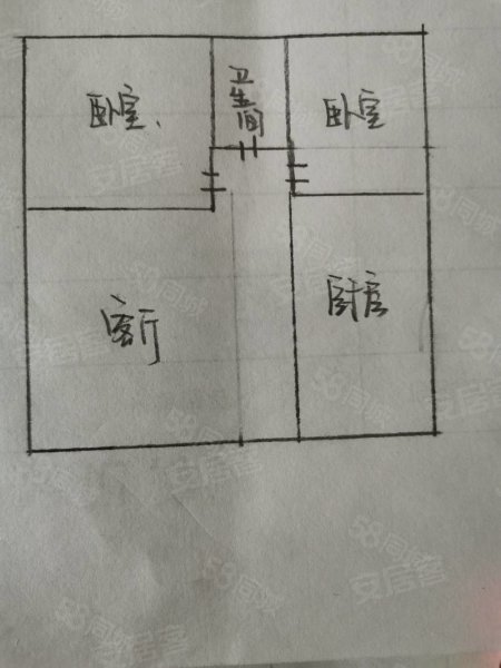 长阳新城一期2室2厅1卫90.7㎡南北32万