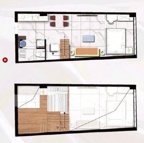 天宝华庭2室1厅1卫45㎡南北180万