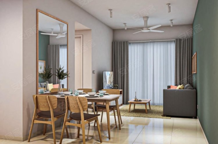 马来西亚吉隆坡约¥77～233万【永久产权 · 国际教育】丽阳云尚Twin Pines 公寓新房公寓图片