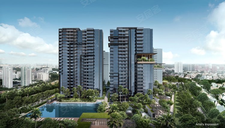 新加坡约¥474～1611万顺福轩JadeScape新房公寓图片