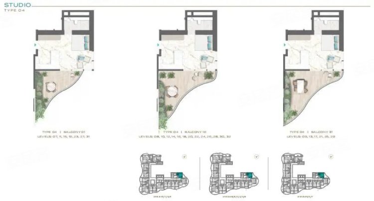 阿联酋迪拜酋长国迪拜售价待定迪拜市中心豪华项目新房公寓图片