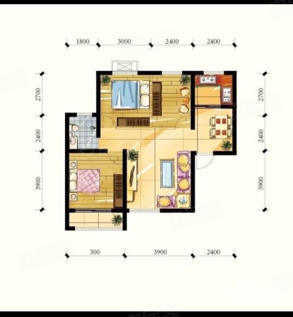 鼎旺枫景103平,50万,毛坯