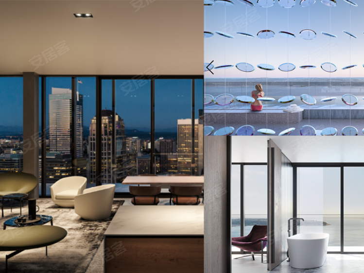 美国¥388万美国西雅图中心公寓*晨曦-1居室热销房源新房公寓图片