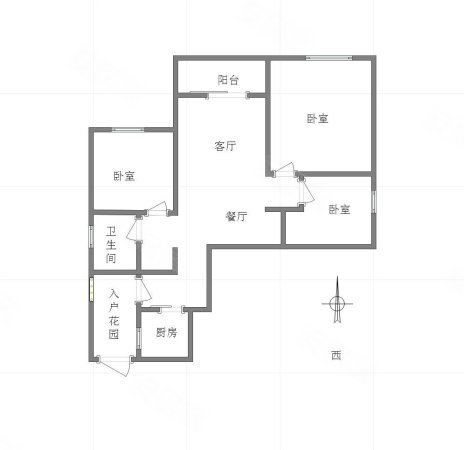 万科金色悦城(4期)3室2厅1卫95㎡南北125万