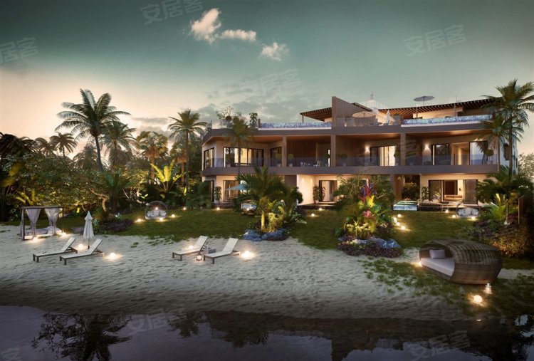 毛里求斯约¥508万出售 - 黑河，特殊的公寓脚在水中与 居民许可证二手房公寓图片