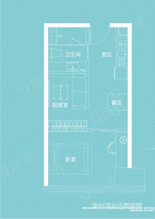 万科城际之光1室1厅1卫40㎡东20万