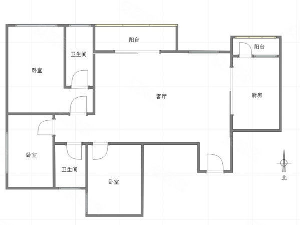 万科森林公园林阅3室2厅2卫99㎡南北145万