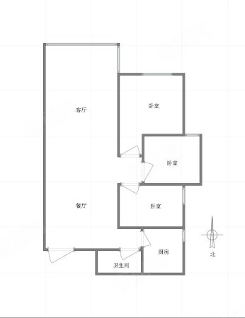 华庭锦园3室2厅1卫93.61㎡南北104万