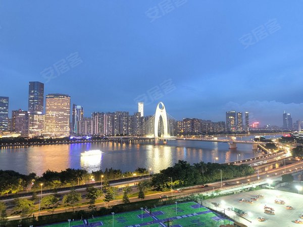 广州海珠广州塔珠江帝景苑珠江帝景 一线江景5房4卫 全新配套出租房源