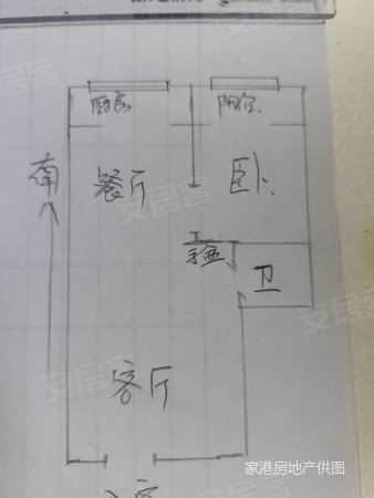 青怡坊1室2厅1卫45㎡南25.5万