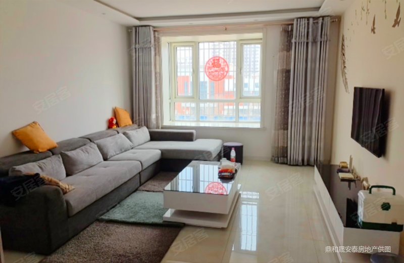 海韵园两室东西齐全采光好落地窗看房方便