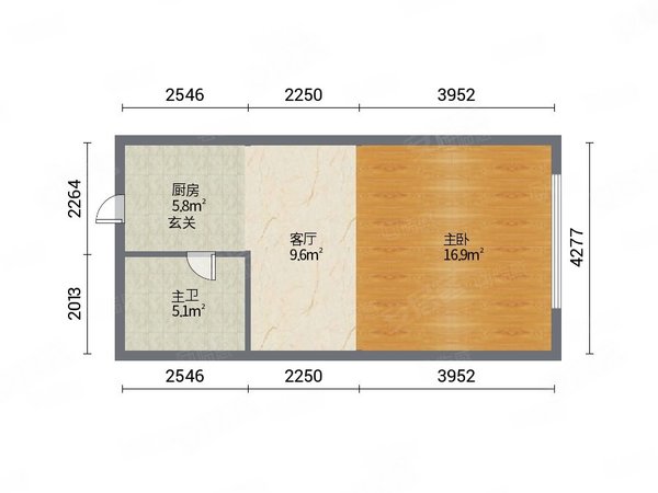 無錫新吳旺莊寶龍國際公寓寶龍國際公寓 1室1廳1衛 電梯房 38平 南北